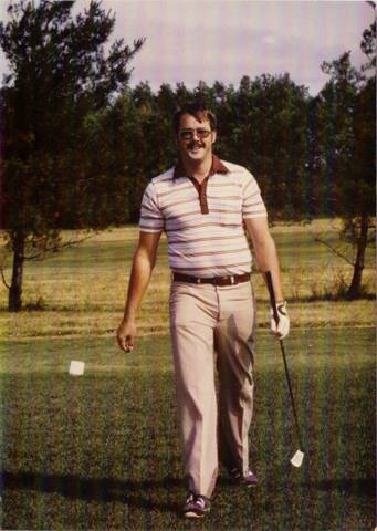 Bruce Harris - golfer extraordinaire - back in the day :-)