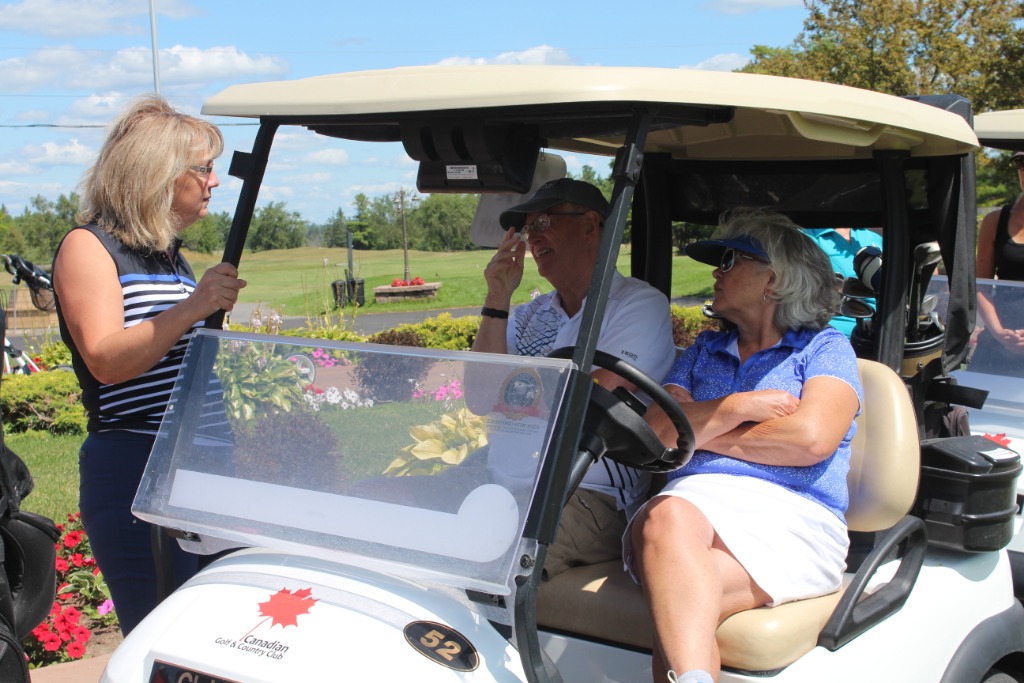 Sheila with Ross and Carol